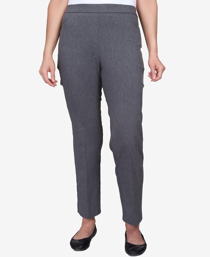 Alfred Dunner Allure Slimming Missy Stretch Pants - Modern Fit, Grey, 18 - Image 5